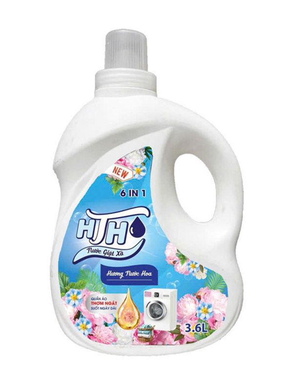 Nước giặt xả HTH 6 in 1 3.6 lít hương nước hoa