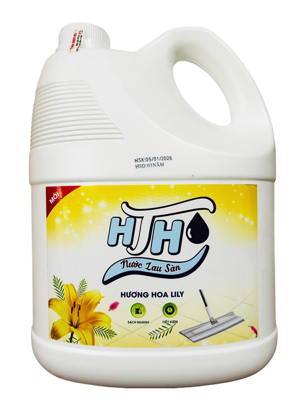 Nước lau sàn HTH hương lily can vừa