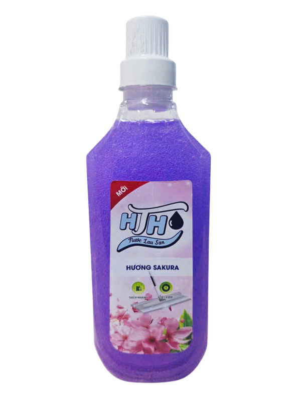 Nước lau sàn HTH hương sakura chai nhỏ