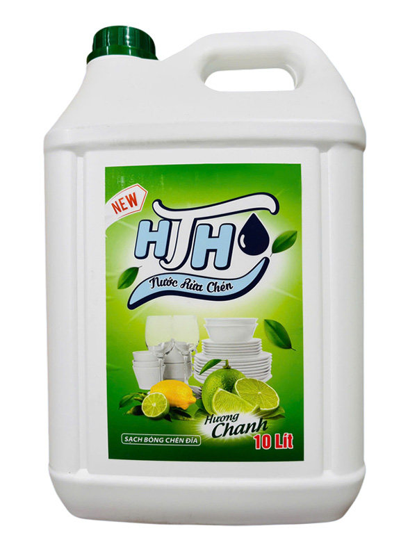 Nước rửa chén HTH 10 lít hương chanh
