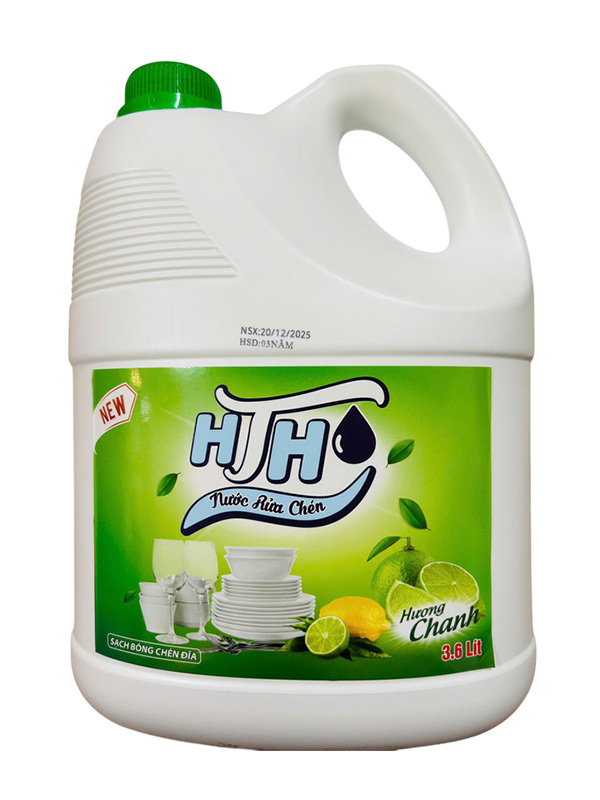 Nước rửa chén HTH 3.6 lít hương chanh
